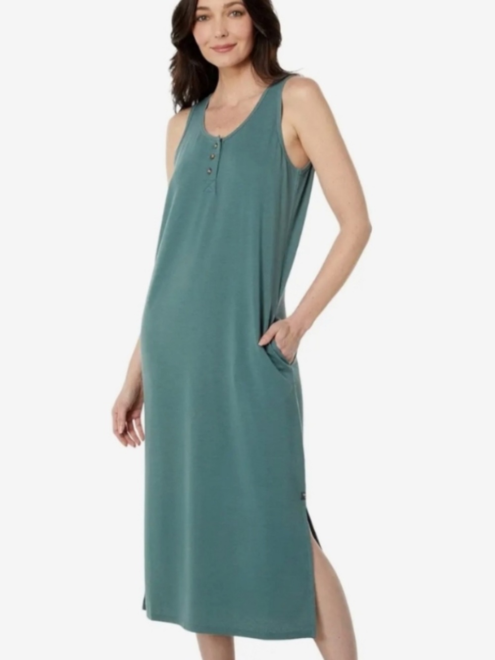 Toad and Co Piru Henley Midi Tank Dress